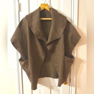 Anthropologie Roffe Oversized Open Knit Wrap Cardigan-One Size